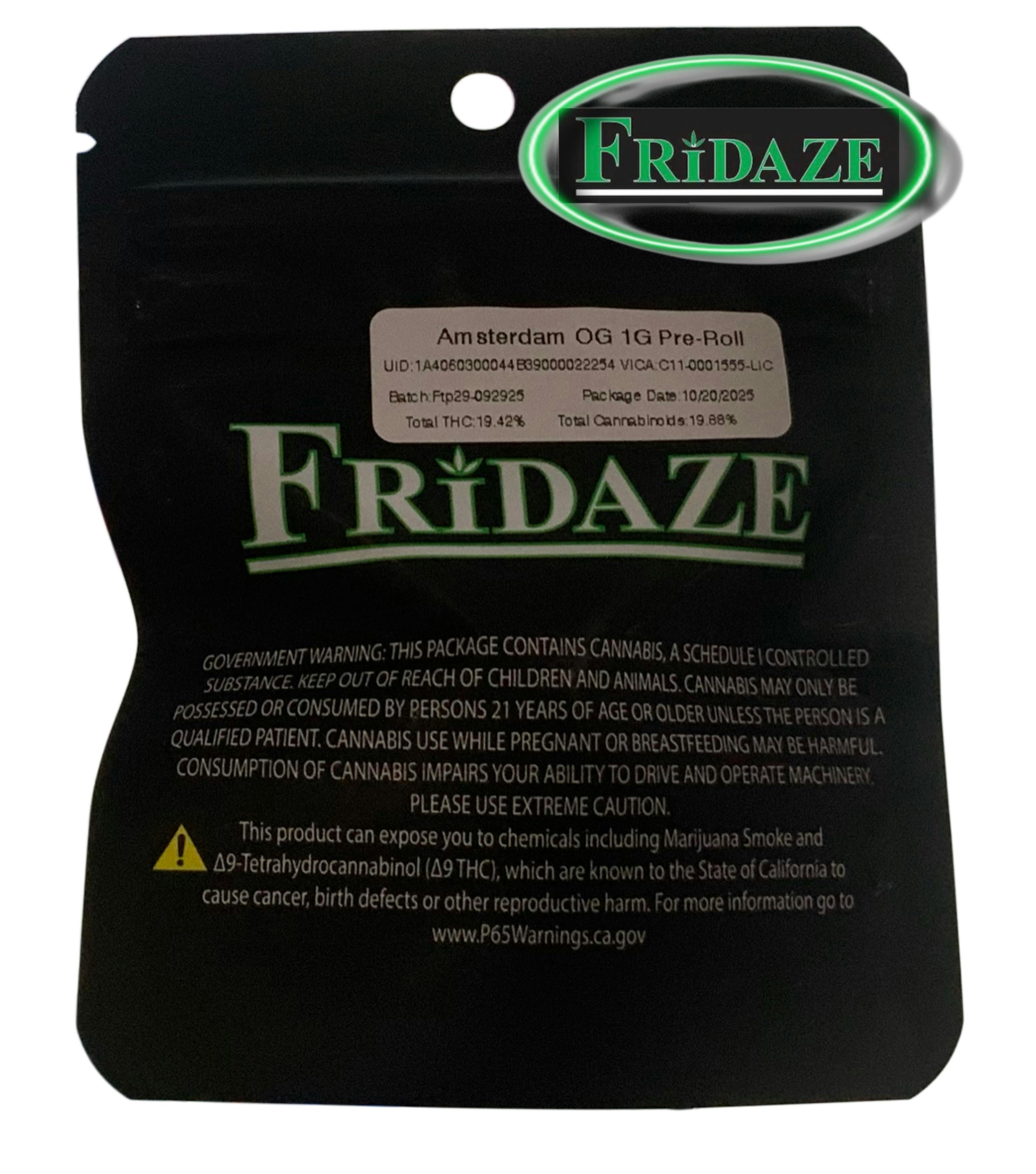 Fridaze House: Amsterdam OG