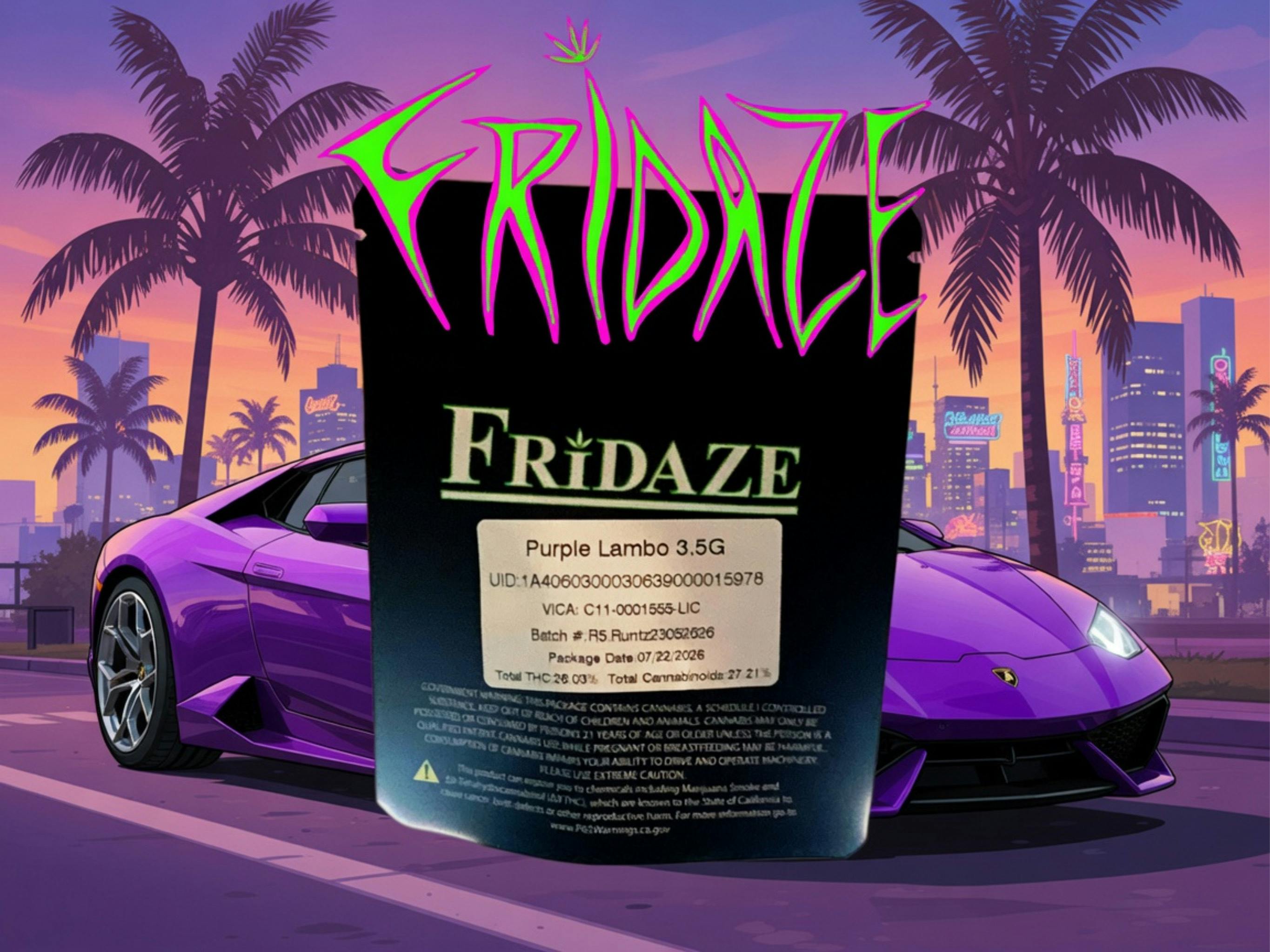 Fridaze House: Purple Lambo