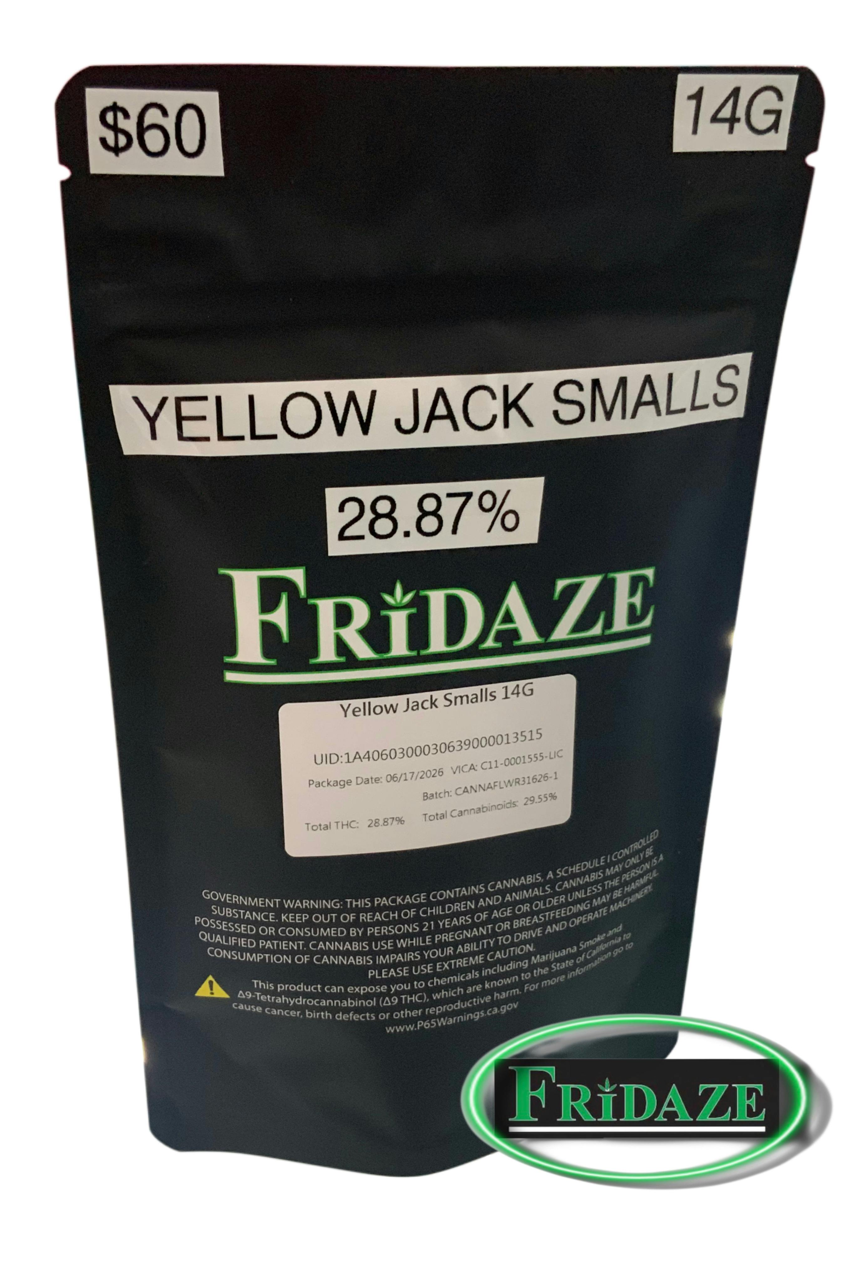 Fridaze House Flower “Yellow Jack Smalls” 14G