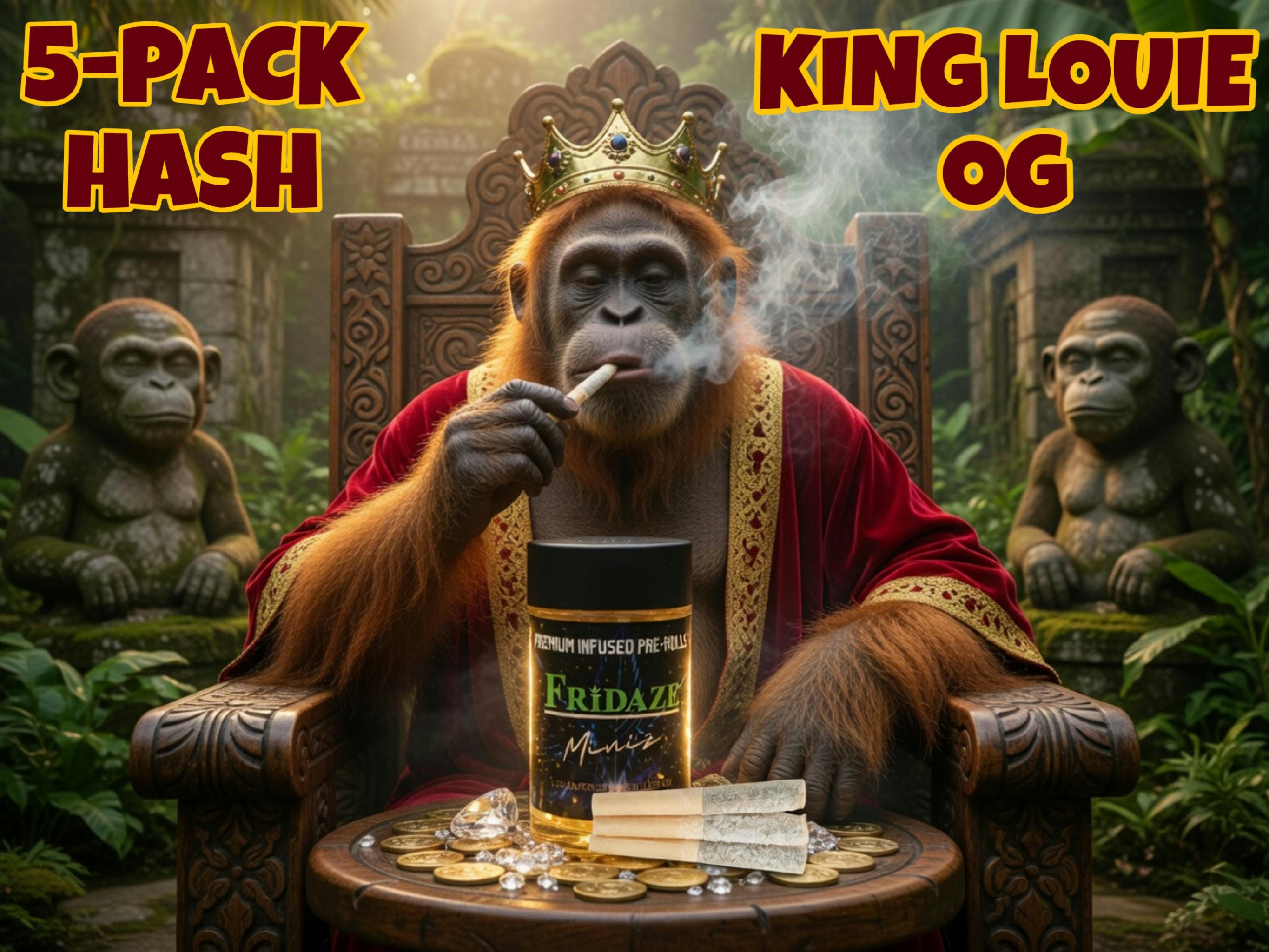 Fridaze Miniz -: King Louie OG 5