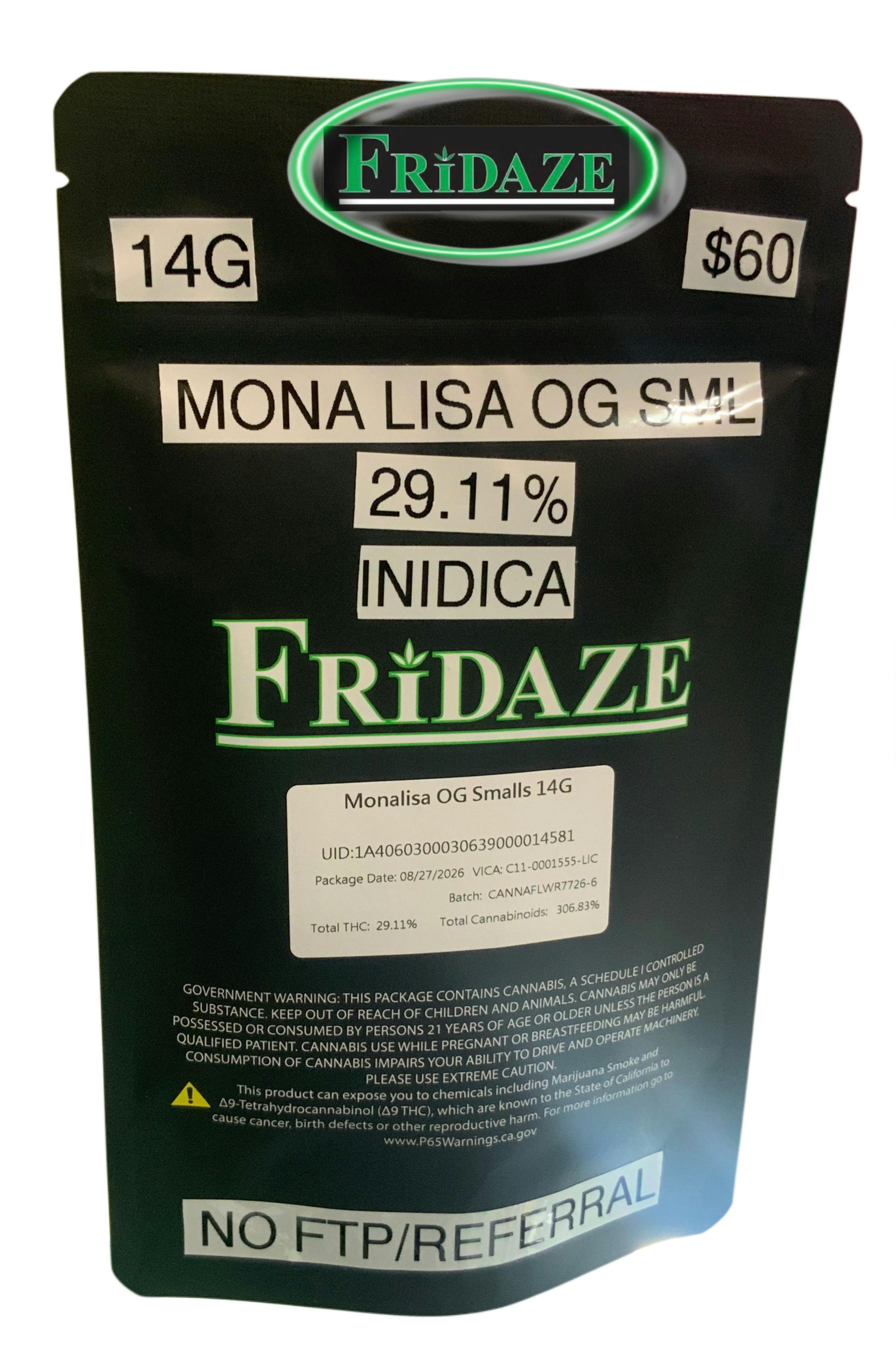 Fridaze House Mona Lisa Og Sml