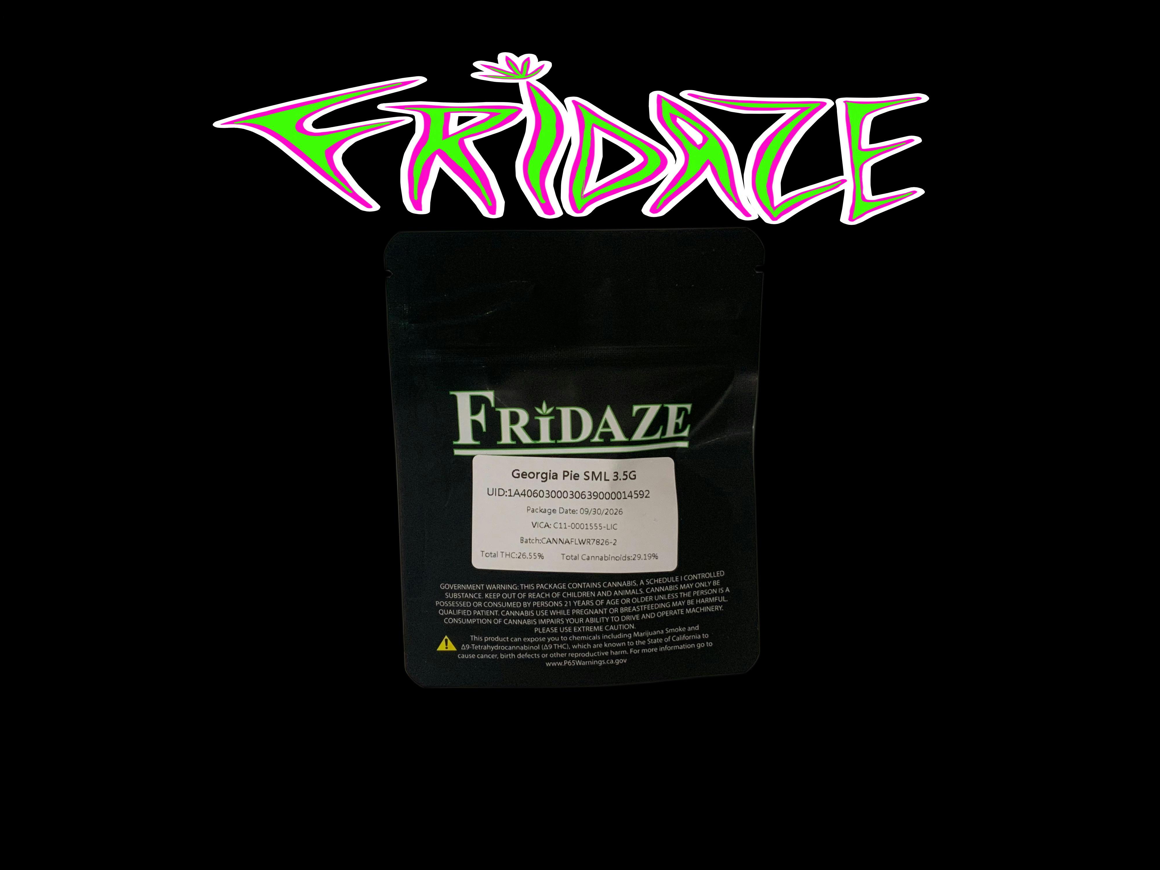 Fridaze House Flower “Georgia Pie” Smalls 3.5g