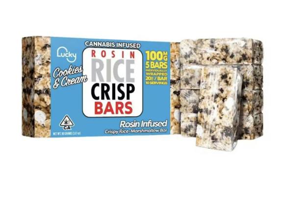 Cookies & Cream Crispy Rice Bar | Baked Goods | 5pk | 20mg/ea
