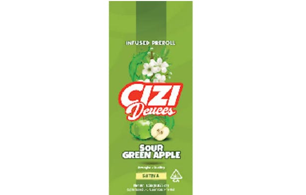 CIZI - Deuces — Sour Green Apple - .75