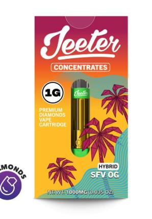 Jeeter | SFV OG | Diamonds 510 Premium Cartridge | 1g