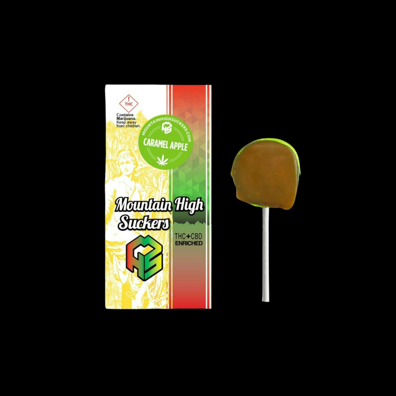 Mountain High Suckers - 10 mg Caramel Apple