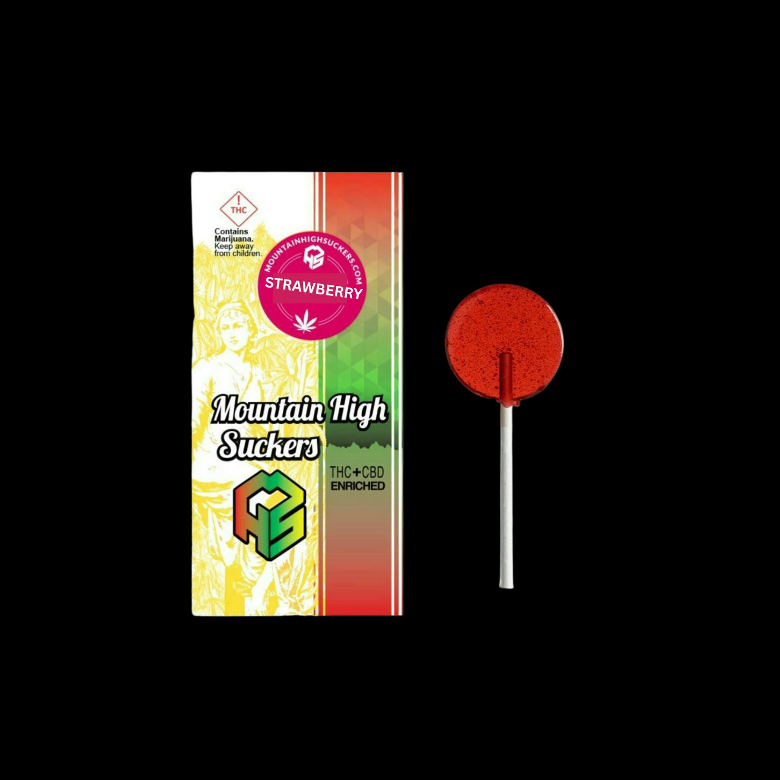Mountain High Suckers - 10 mg Strawberry