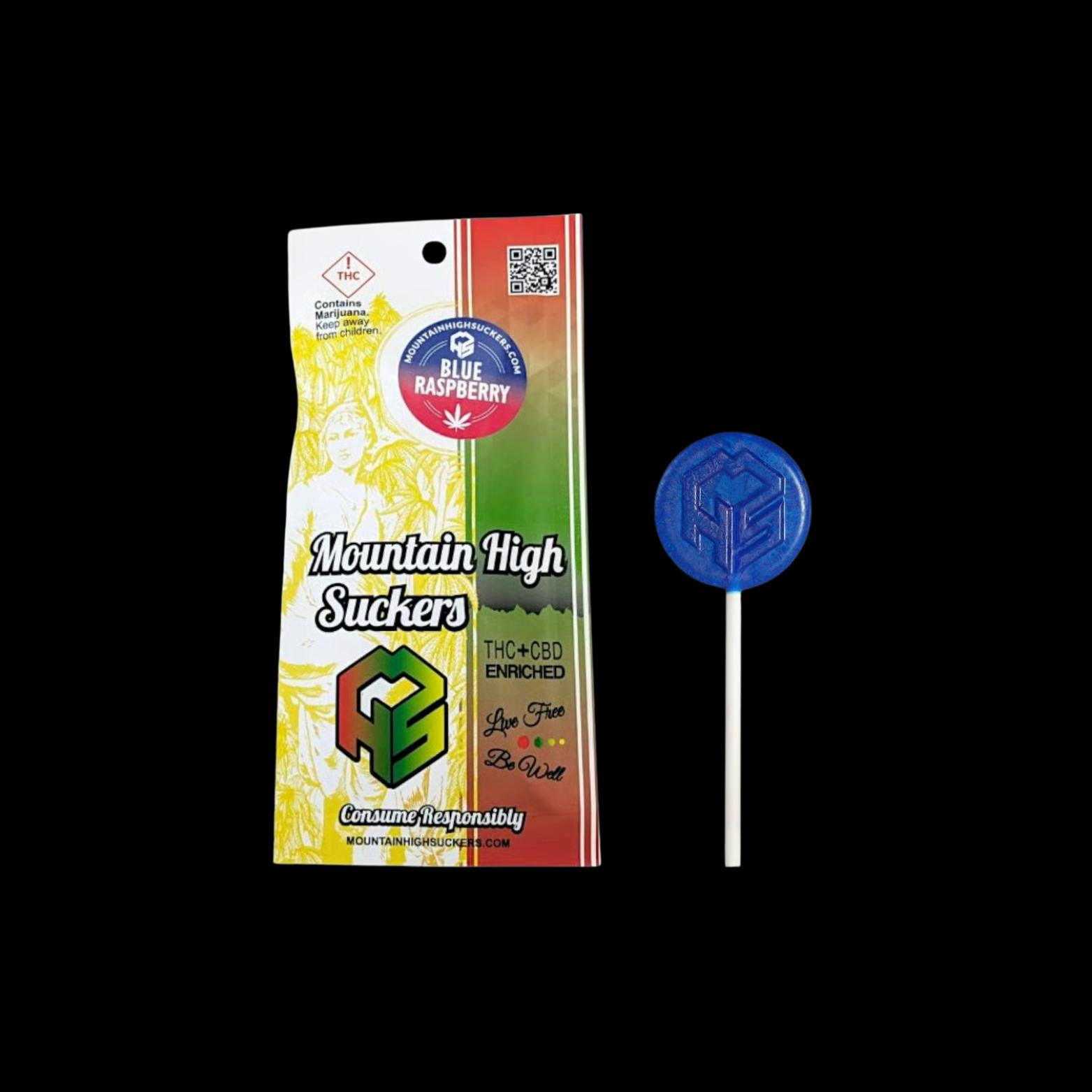 Mountain High Suckers - 10 mg Blue Raspberry