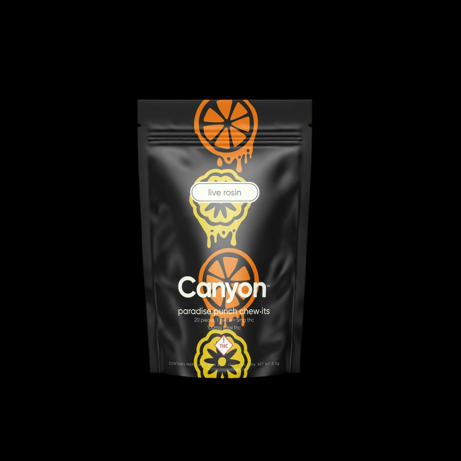 Canyon - LIVE ROSIN Batch Specific - 100mg - Paradise Punch Gummy
