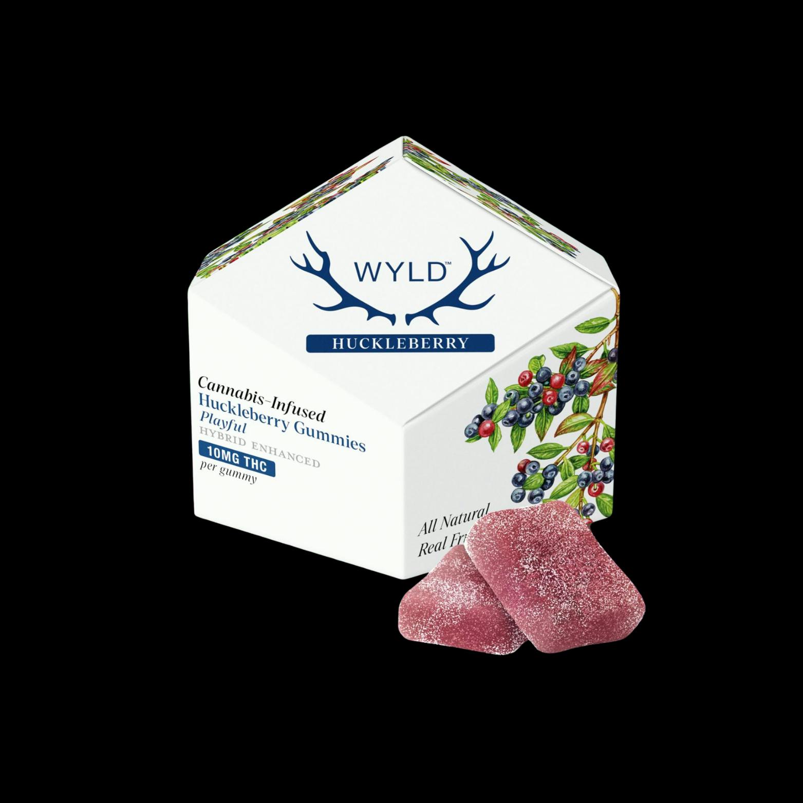 *WYLD - Huckleberry Gummy - 100mg (Hybrid)