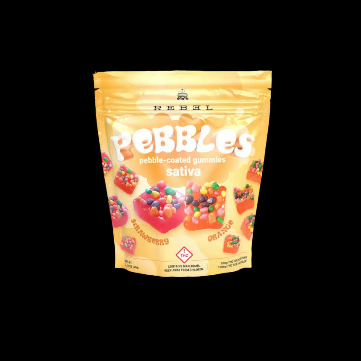 Rebel Pebbles - Sativa - 100mg