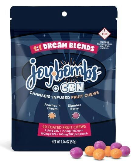 Joy Bombs + CBN 1:1 Dream Blends - 100mg THC (40pk / 2.5mg THC ea)