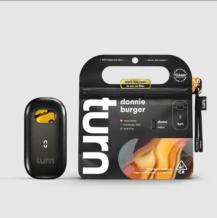 Donnie Burger | 100% Live Resin | AIO | Indica