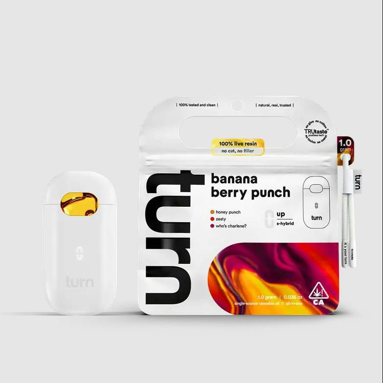 Banana Berry Punch | 100% Live Resin | AIO | Sativa-Hybrid