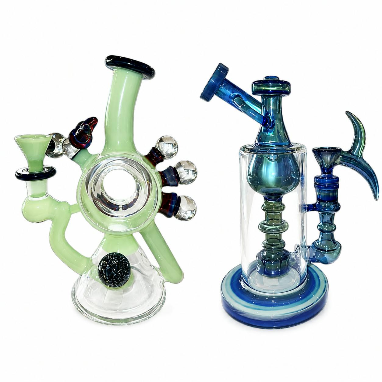 UNIQUE DESIGN - MULTI PERCOLATOR GLASS BONG