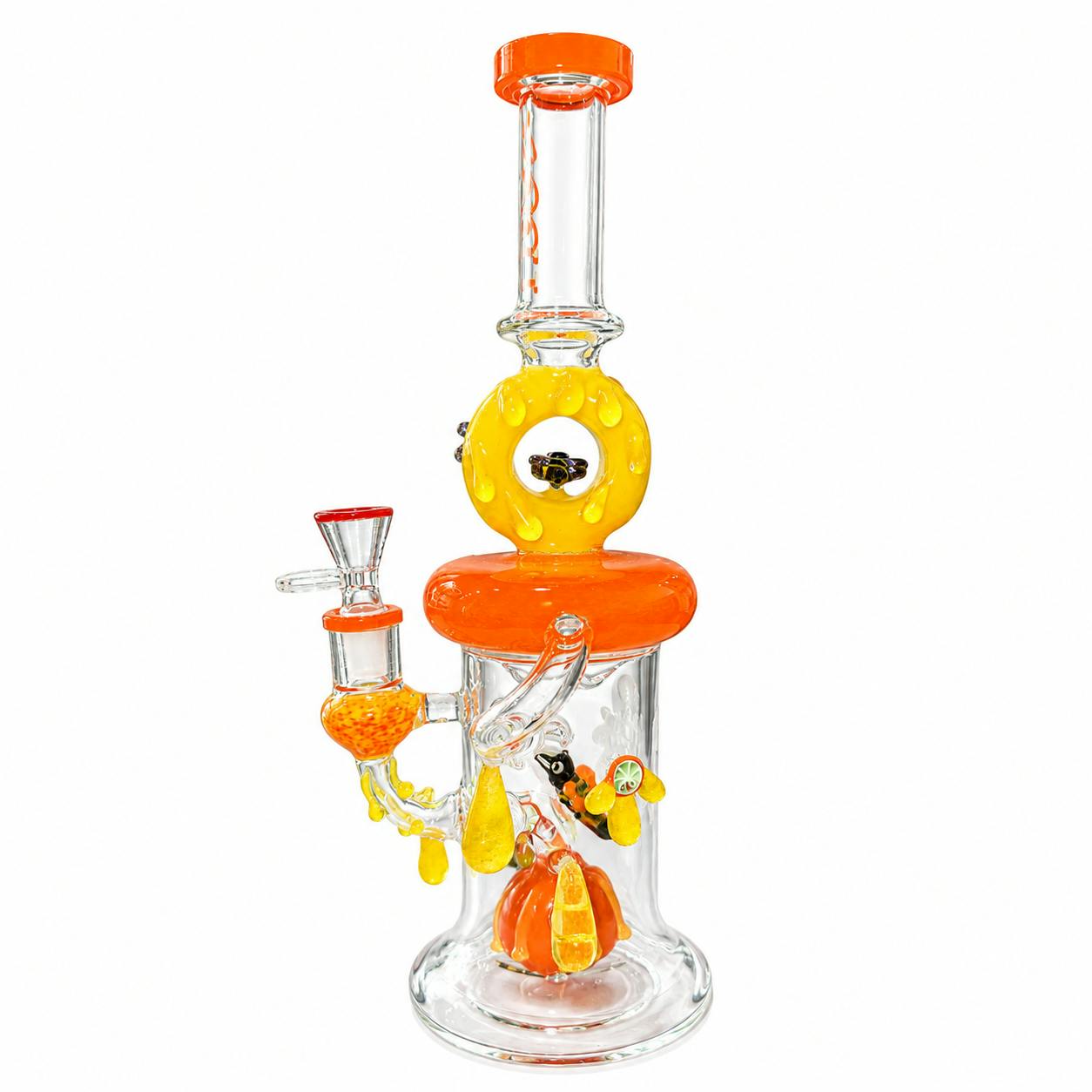THE QUEEN BEE - DOUBLE CHAMBER GLASS BONG