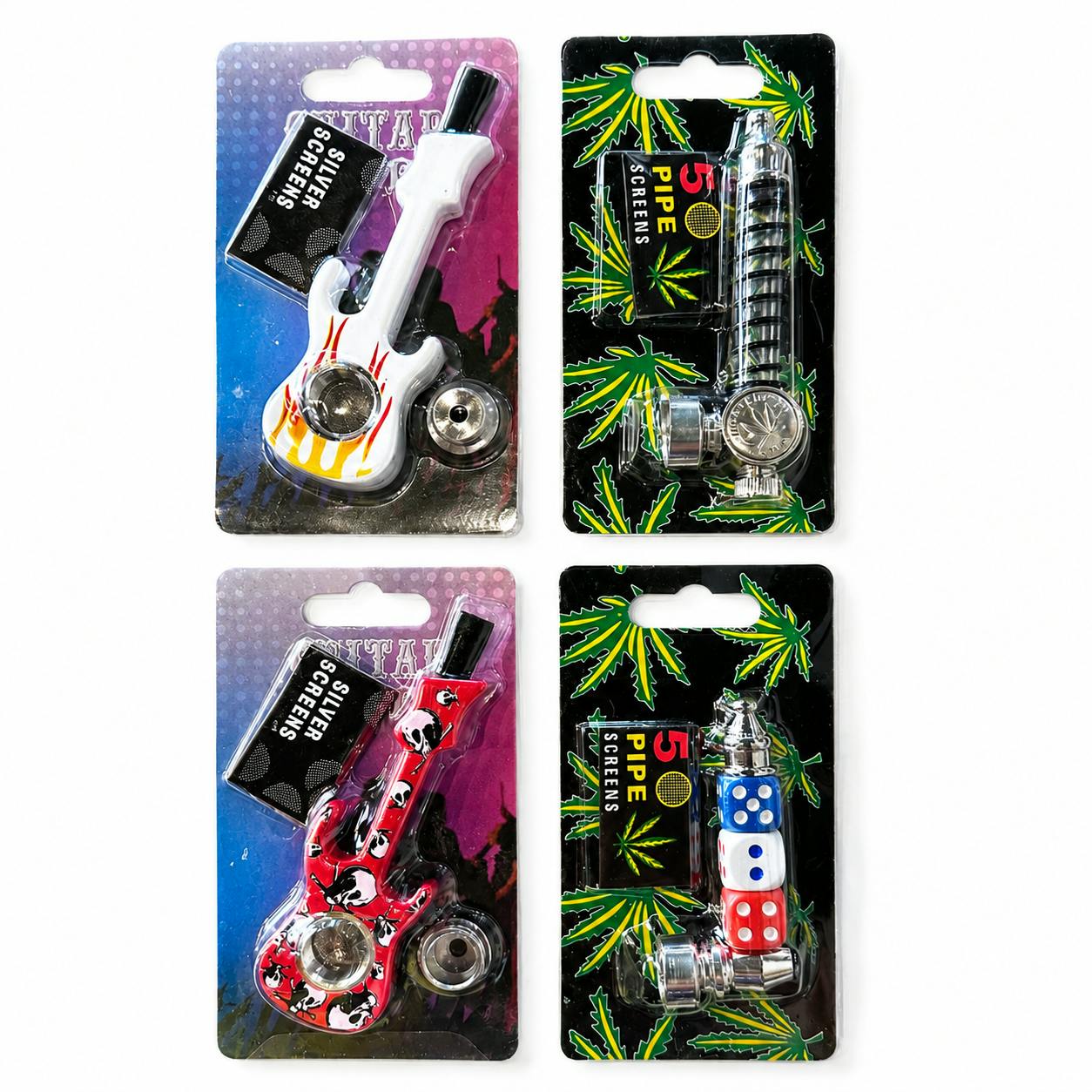 PORTABLE NOVELTY METAL HAND PIPE KIT