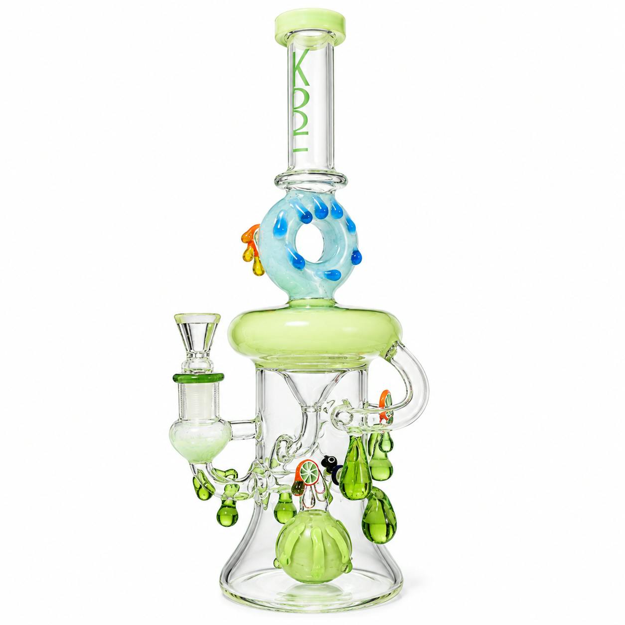 CITRUS SPLASH - DOUBLE CHAMBER GLASS BONG