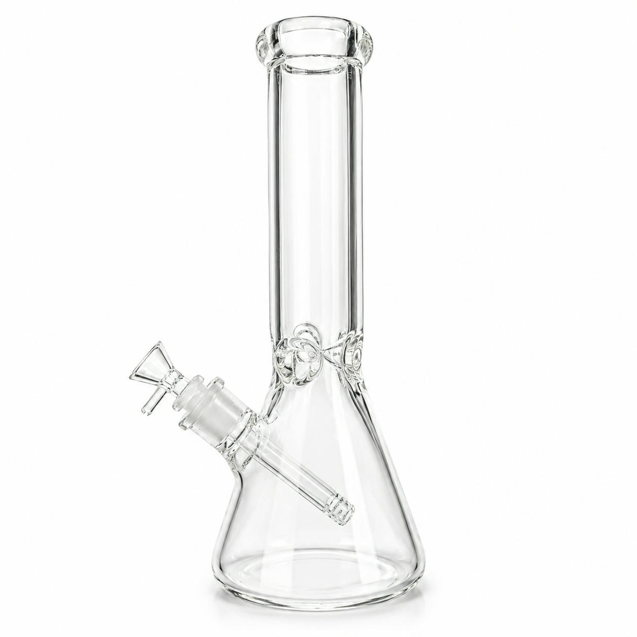 13" CLEAR GLASS BEAKER BONG