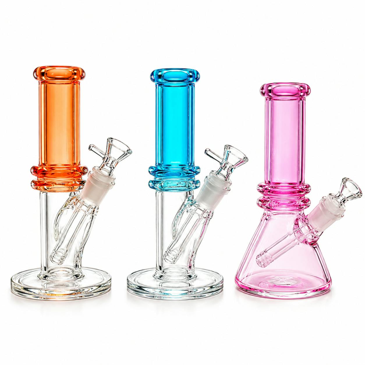 MULTI COLOR GLASS PIPES/BONGS