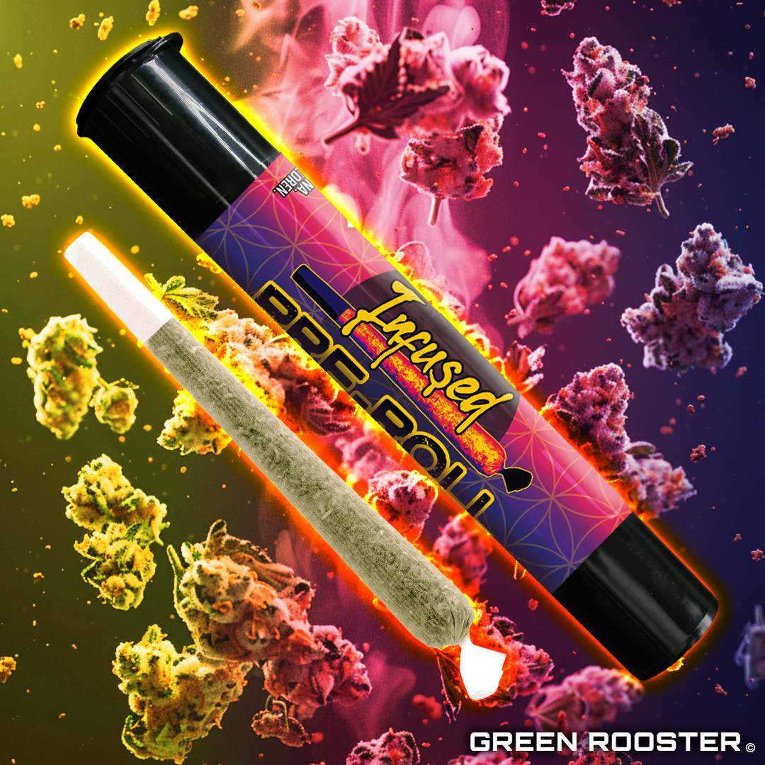 Green Rooster Pre Roll Truffle Train [Infused] (1g) (MED)