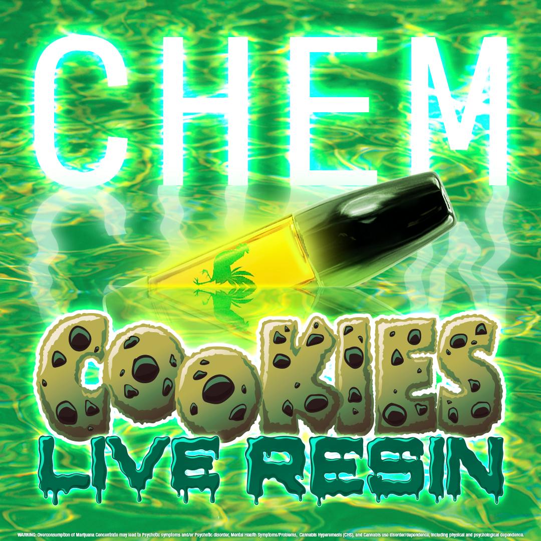 Green Rooster Chem Cookies Live Resin Cartridge (1000mg)