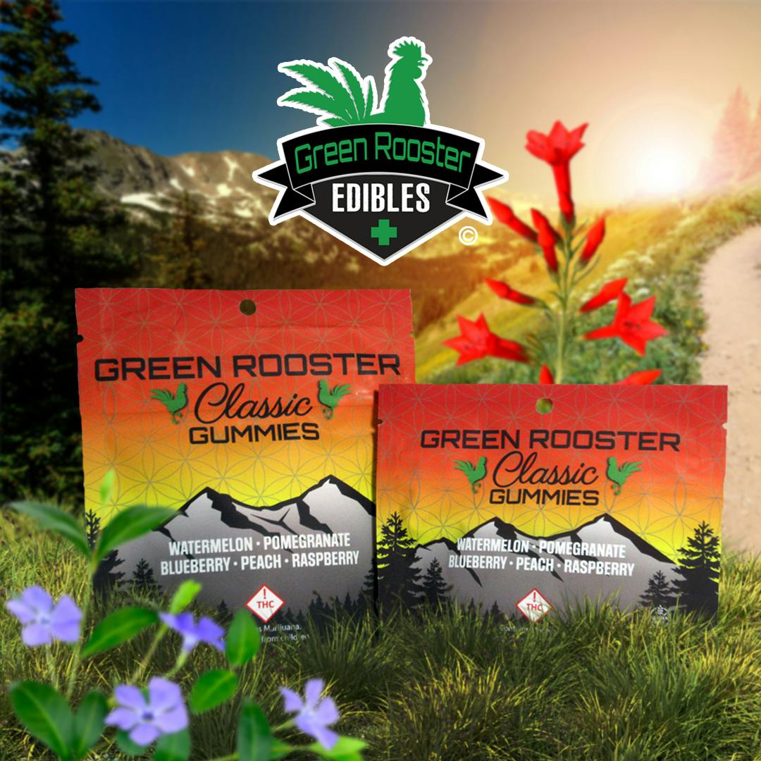 Green Rooster Classic Variety Gummies [20pk] (100mg)