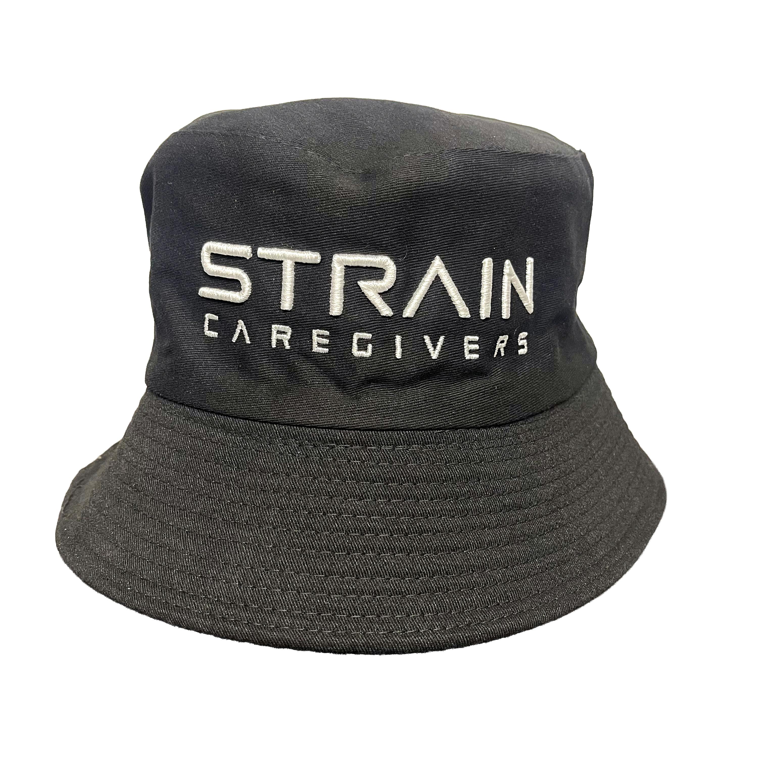 Strain Caregivers - Strain Bucket Hat - Black | Apparel