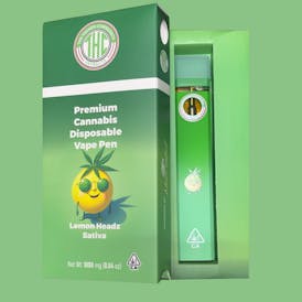 NEW!! PREMIUM CANNABIS VAPE PEN!! LEMON HEADZ 1G SATIVA