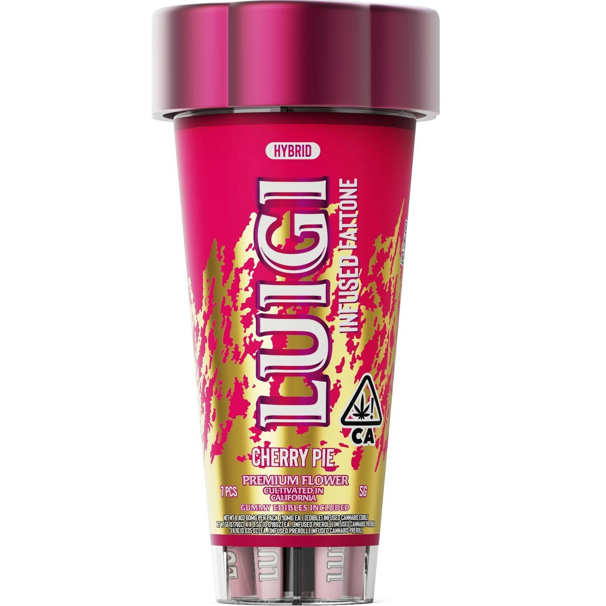 LUIGI CHERRY PIE (H) 7PK 5G INFUSED PREROLLS