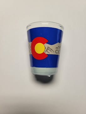 Colorado Flag Shot Glass