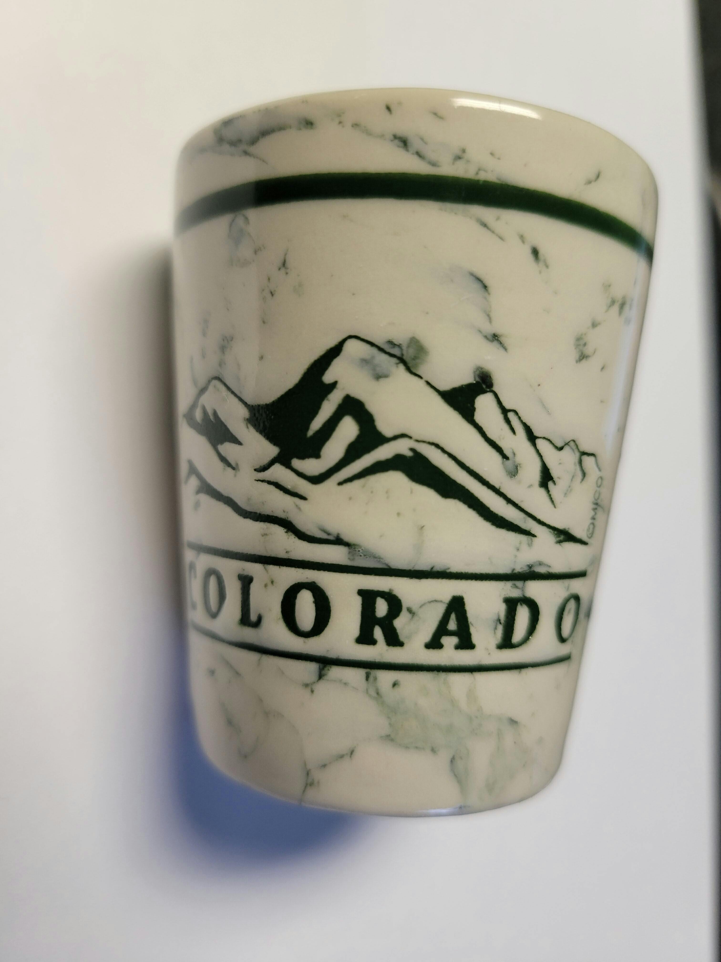 Colorado Marble Shot Glass