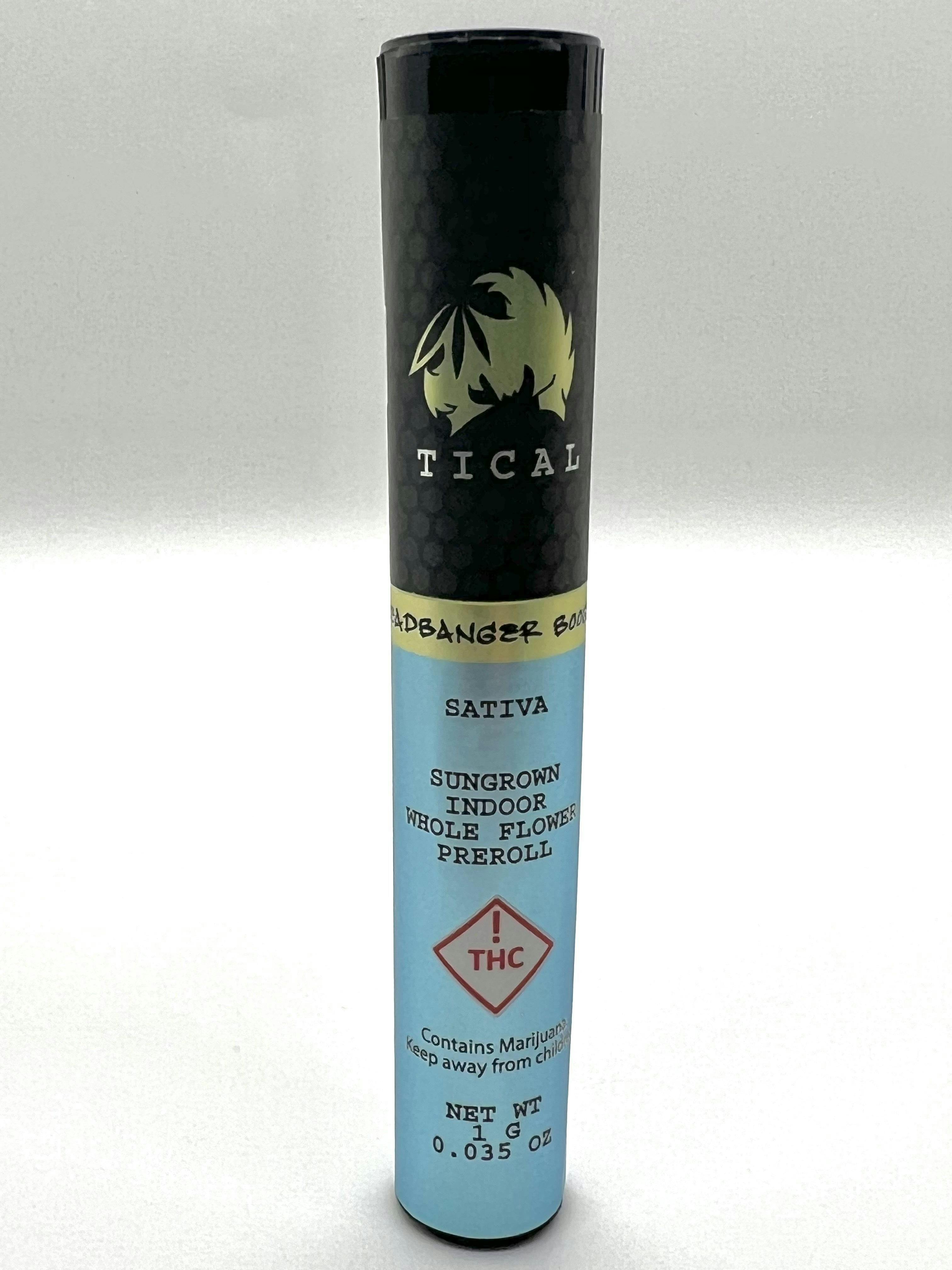 TICAL Headbanger Pre-Roll (1G)