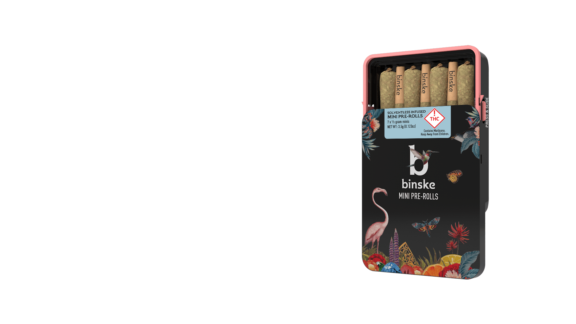 Lemon Tres Leches Rosin Infused Premium 7-Pack PreRoll Tin (2.4% Terps)
