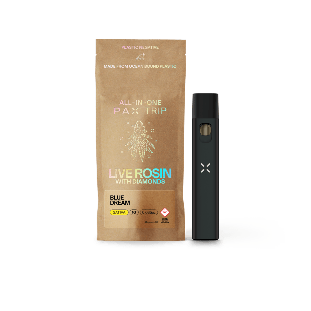 PAX Trip Live ROSIN AIO - Blue Dream 1g