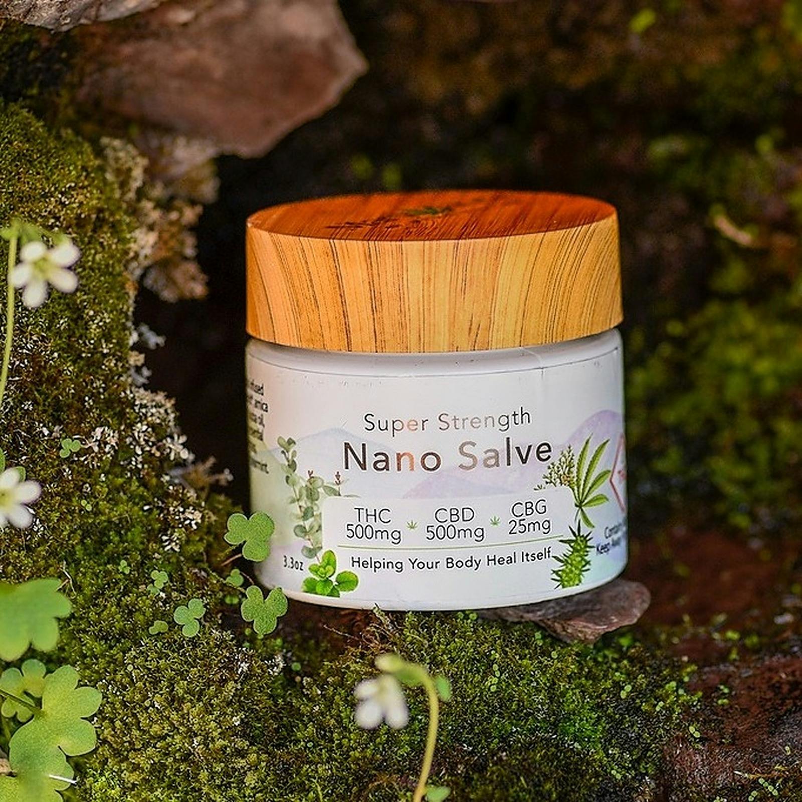 Mary Jane's Medicinals Super Strength Nano Salve 3.3oz (500mg THC/500mg CBD/25mg CBG)
