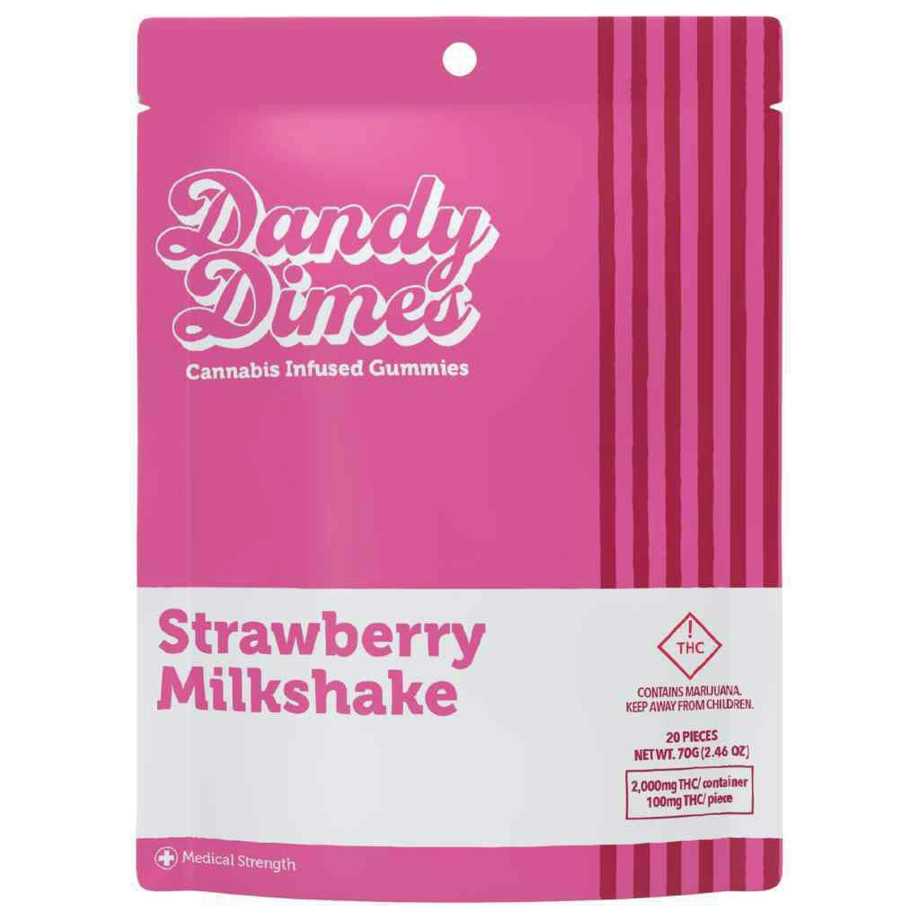 Strawberry Milkshake Gummies | Gummies | 20pk | 100mg/ea