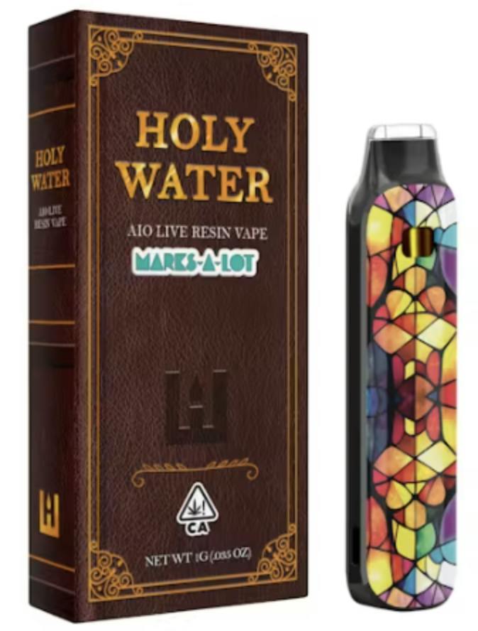 HOLY WATER x TERPWOODS x HIGHER VIBRATION MARKS-A-LOT LIVE RESIN AIO 1G