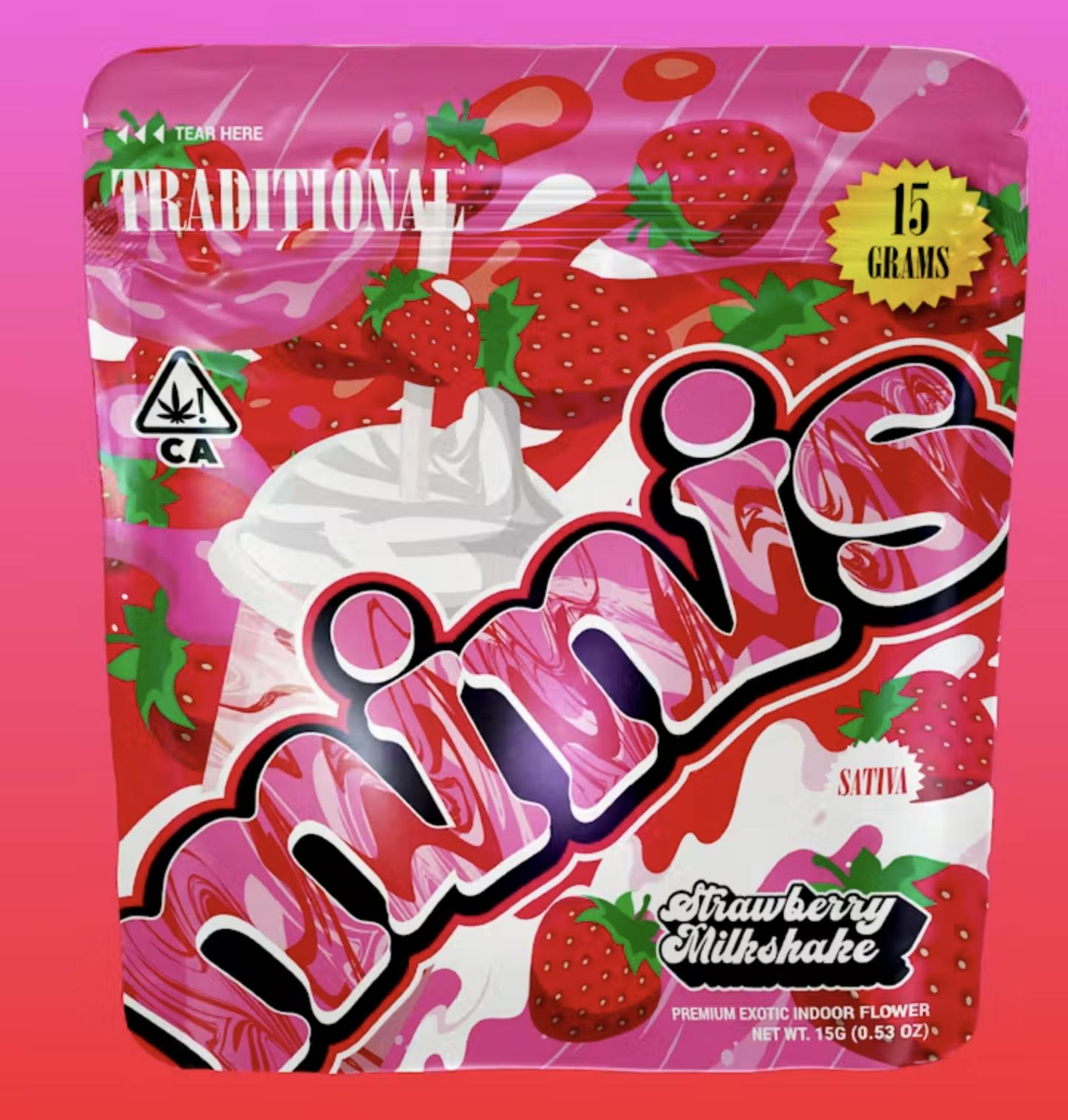 Traditional - Strawberry Milkshake Minis 15g