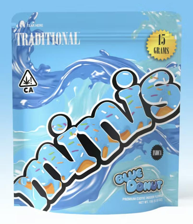 Traditional - Blue Donut Minis 15g