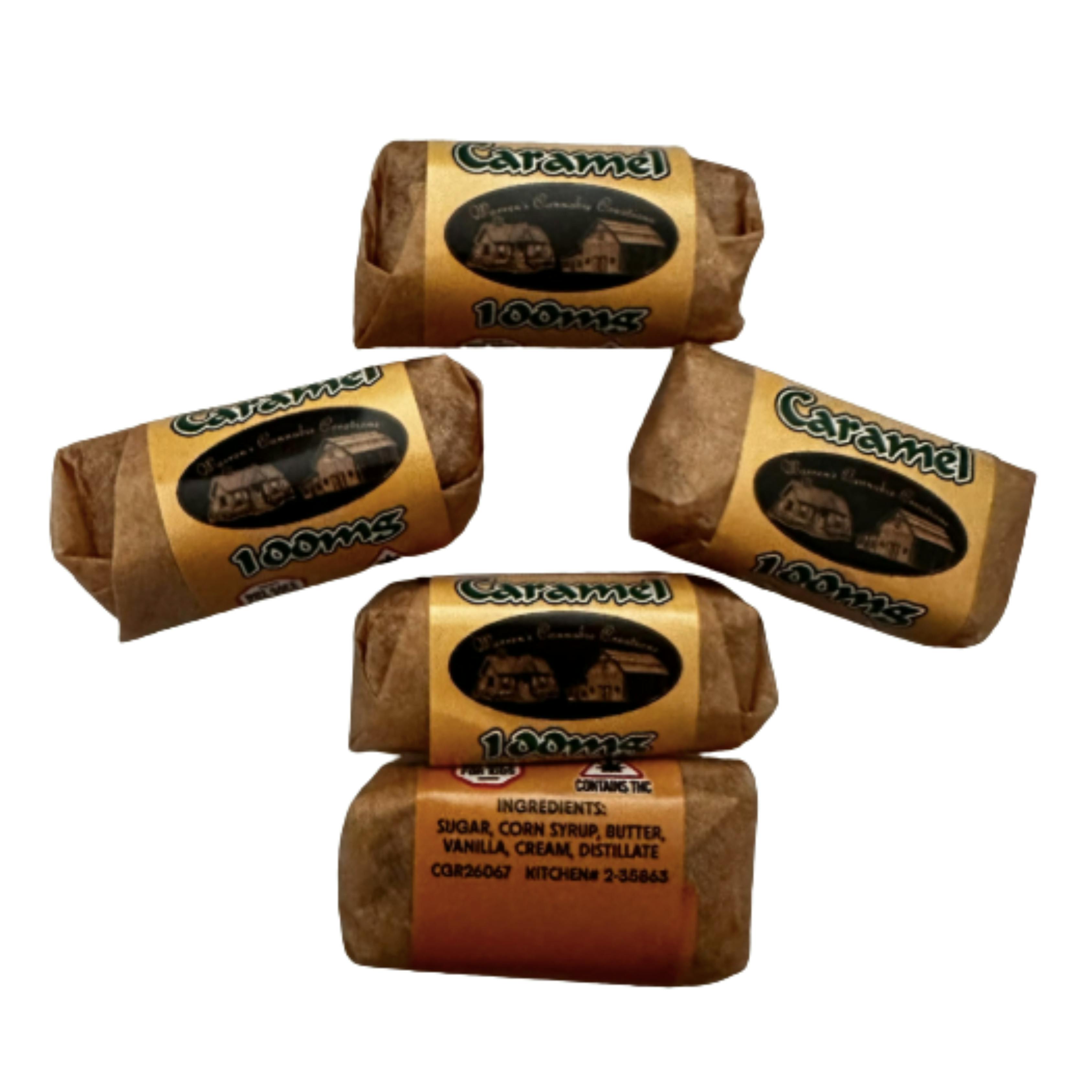 100mg Caramel - Warren's Cannabis Creations | Baked Goods | 100mg/ea at New World Organics