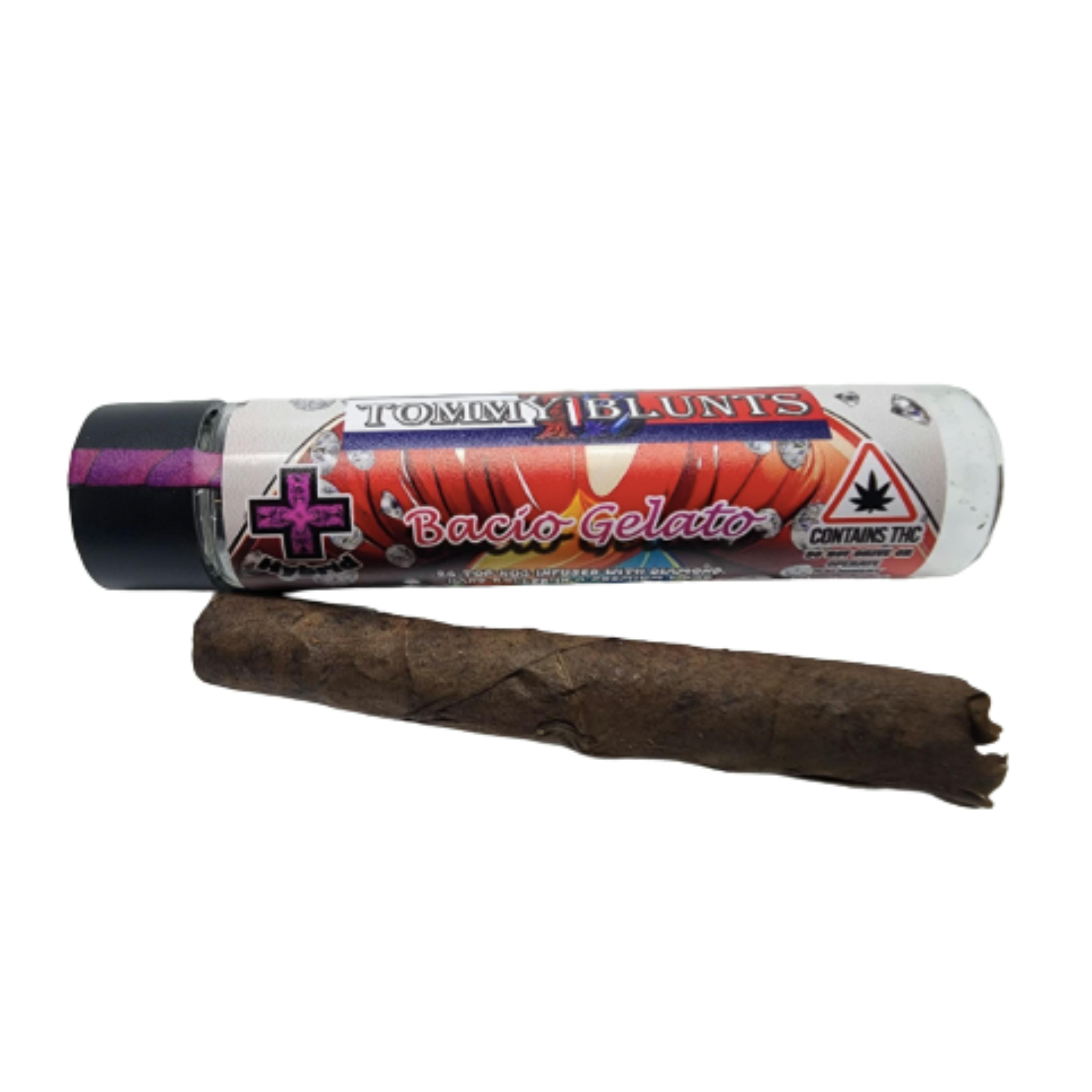 Tommy Blunts - INFUSED - 2 Gram Backwoods Blunt - Glass Tip