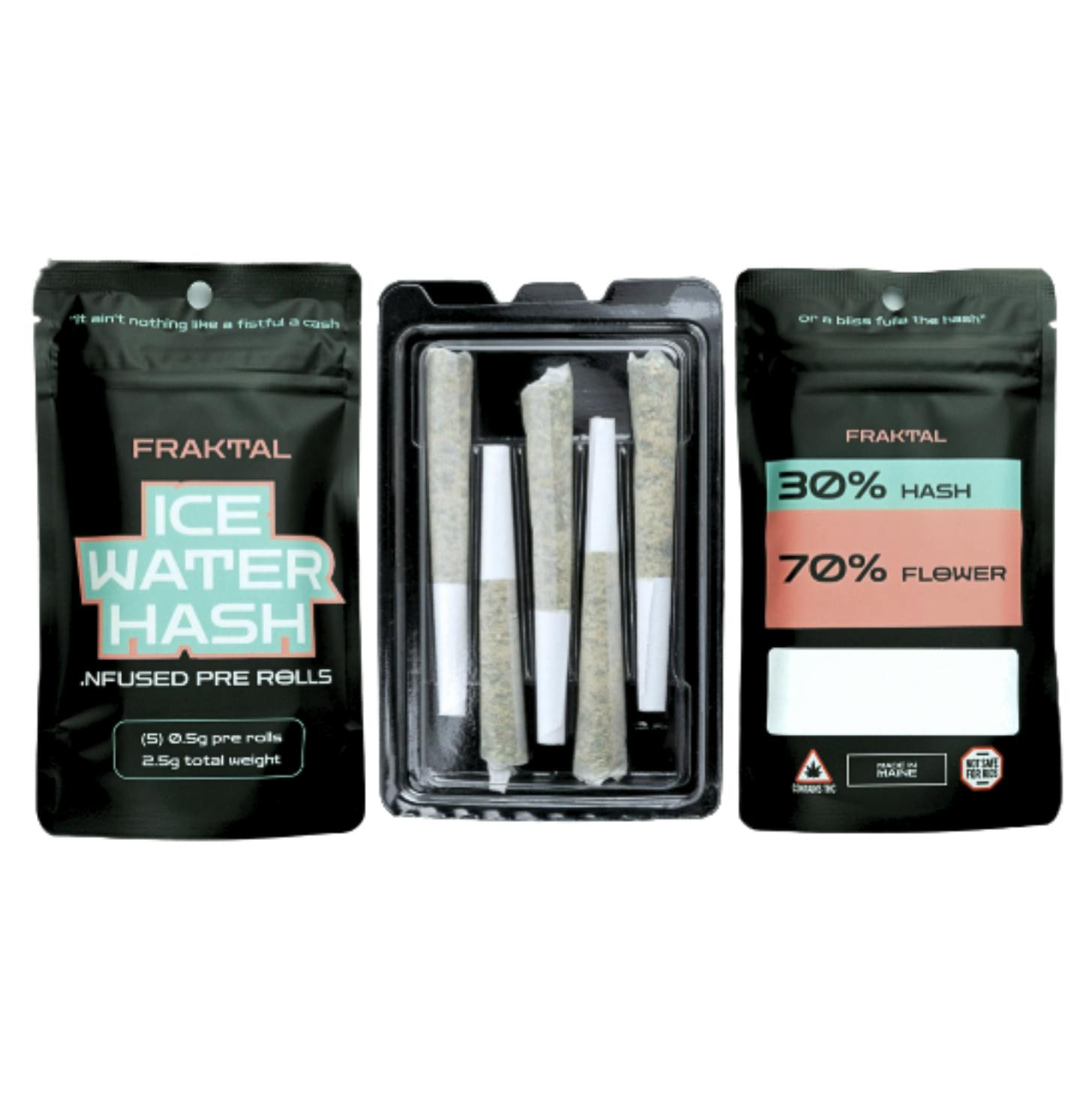FRAKTAL - Hash Infused Pre Roll 5 Pack by FRAKTAL