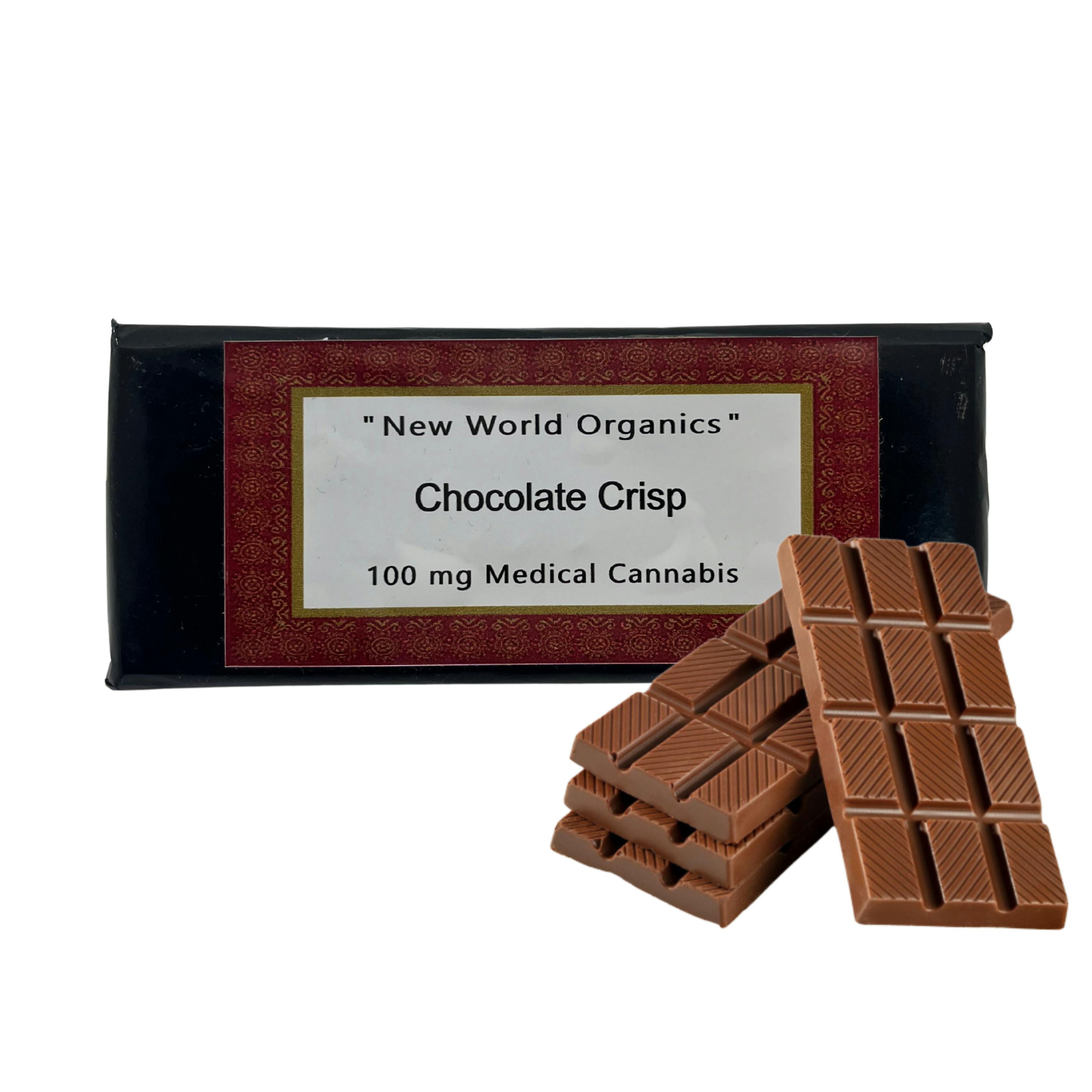 100mg Full-Spectrum RSO Chocolate Bar at New World Organics