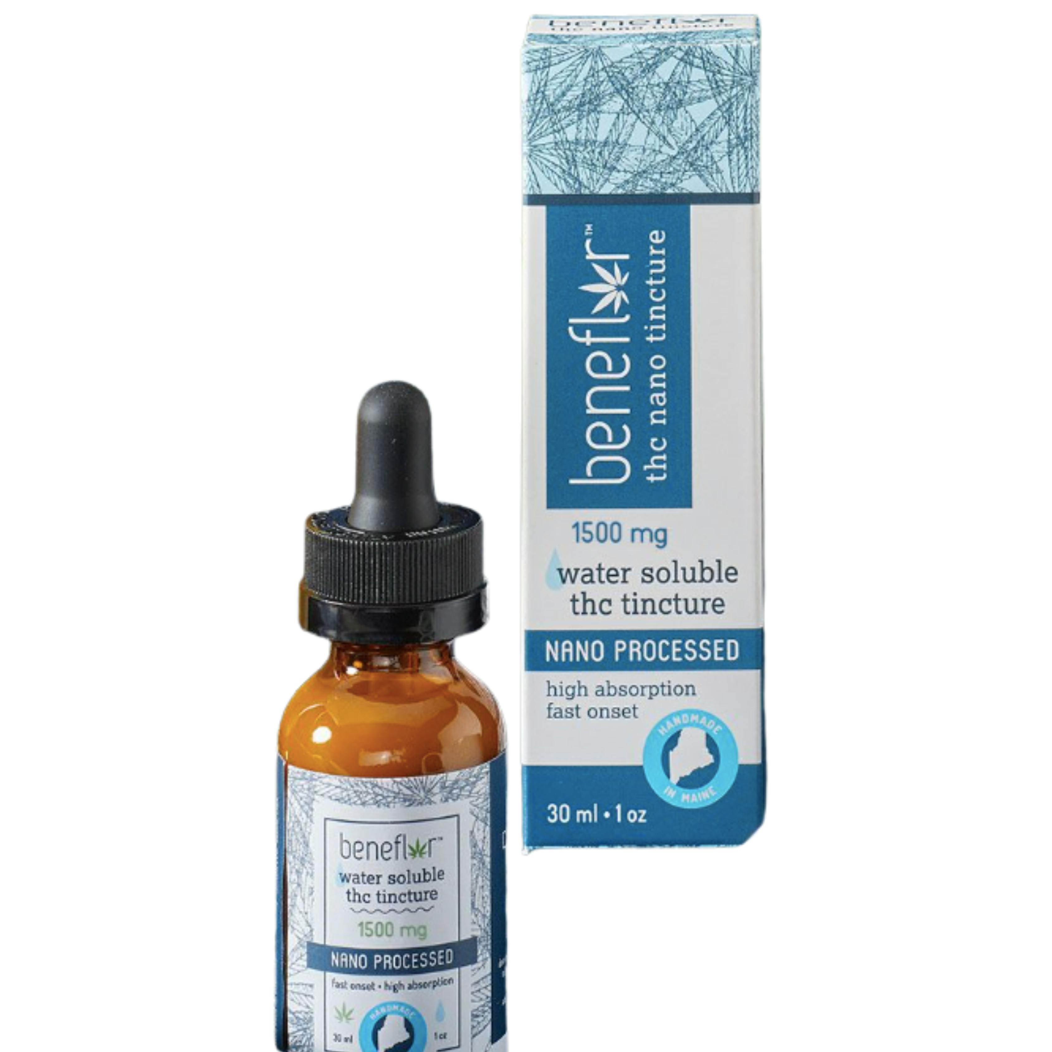 1500mg D9 Nano Tincture - Beneflor at New World Organics