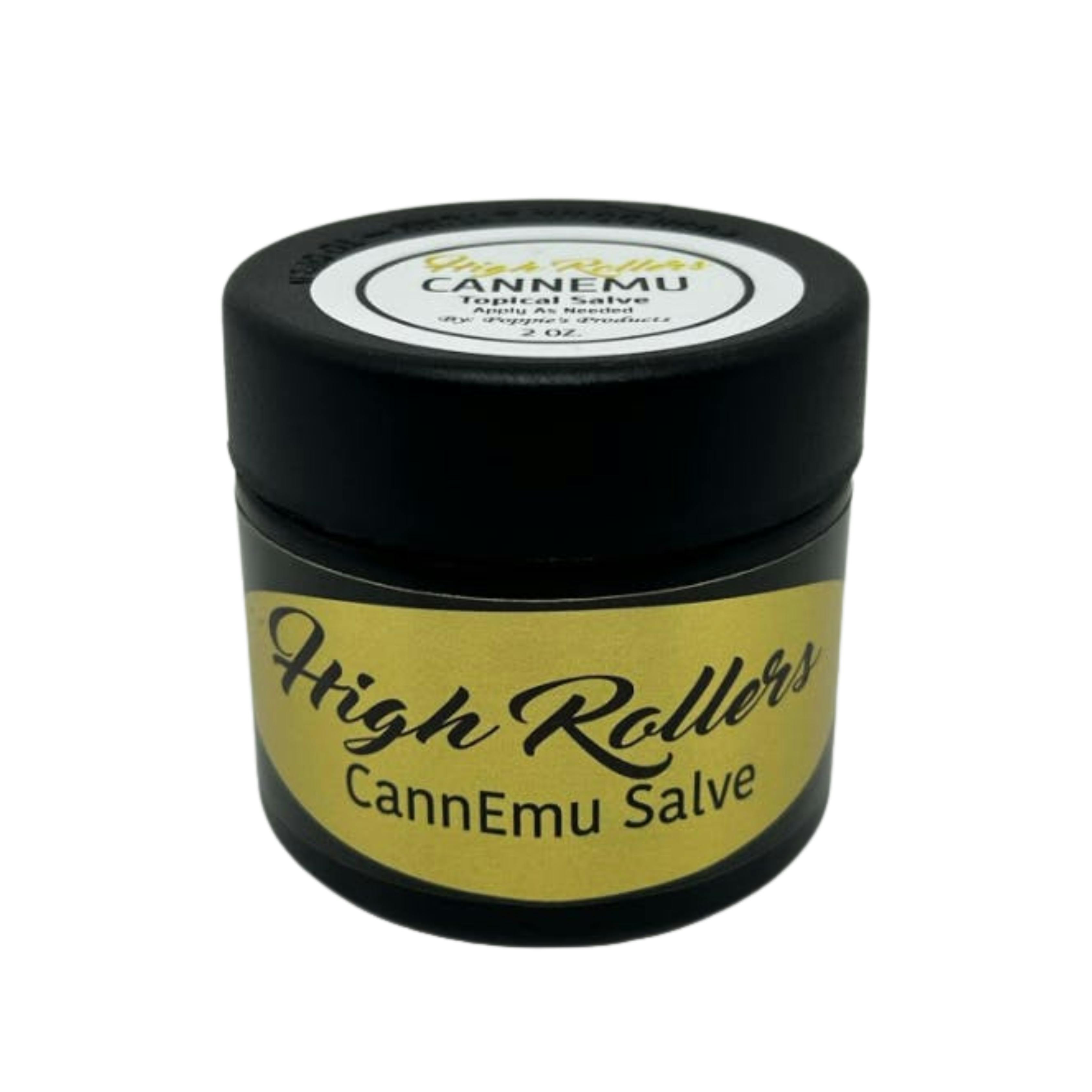 350MG THC CanEmu Salve Gold - High Rollers at New World Organics