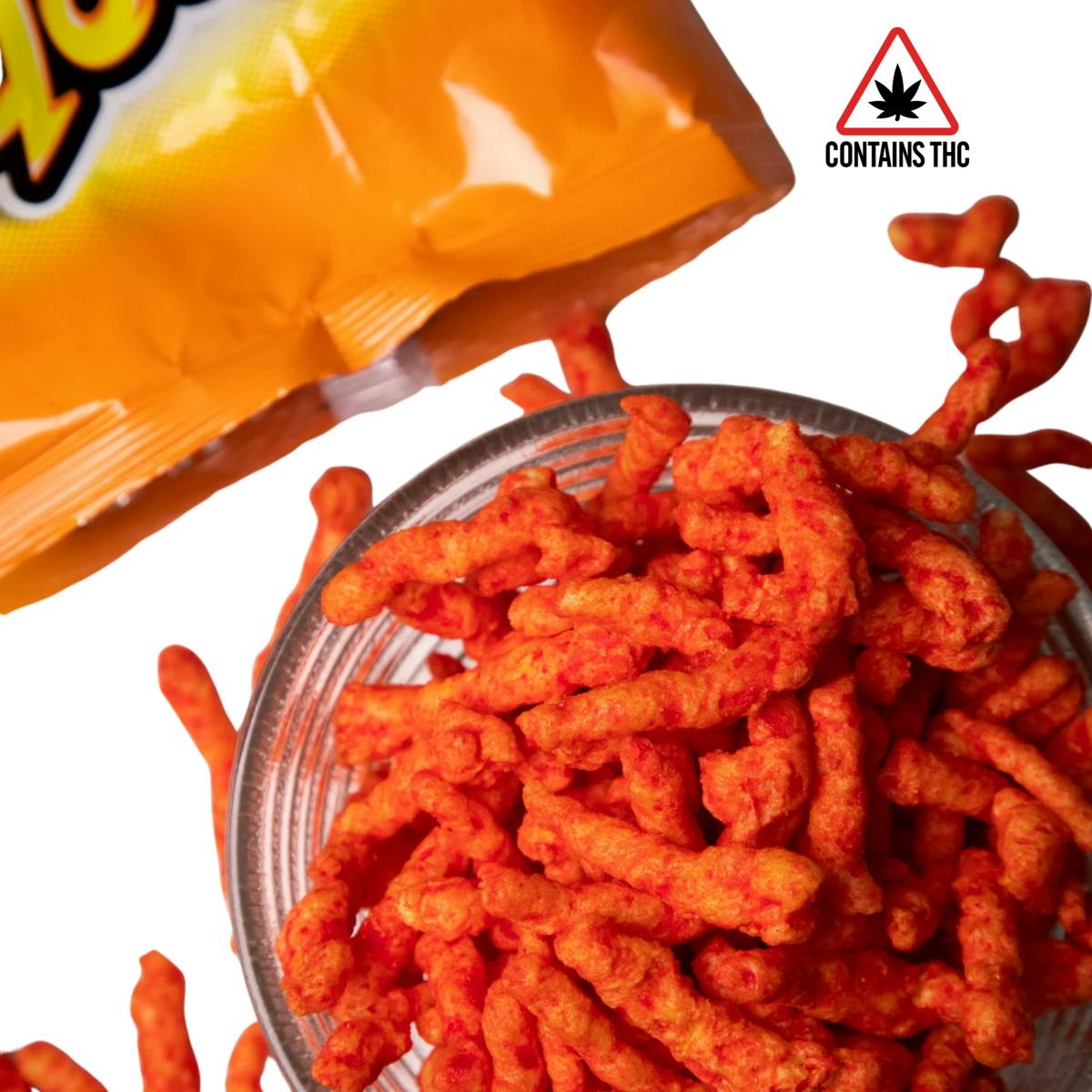 100mg Flaming Hot Cheetos at New World Organics