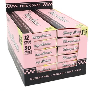 Pink 1-1/4" Cones 20 pack - Blazy Susan at New World Organics