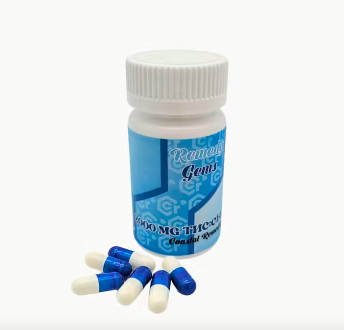 Remedy Gems 1:1 THC CBD - 1000mg at New World Organics