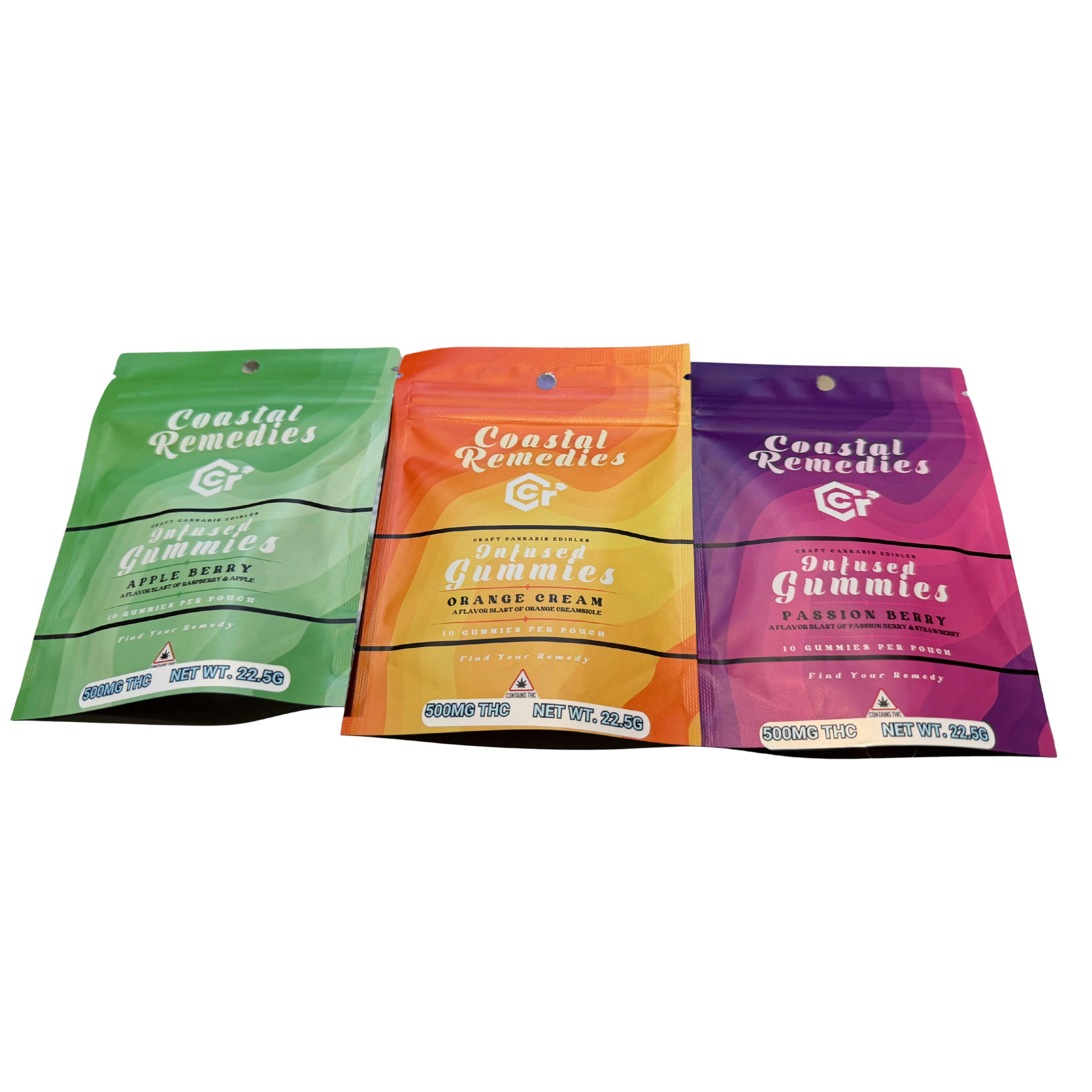 500mg Apple Berry Gummies | Coastal Remedies by Coastal Remedies